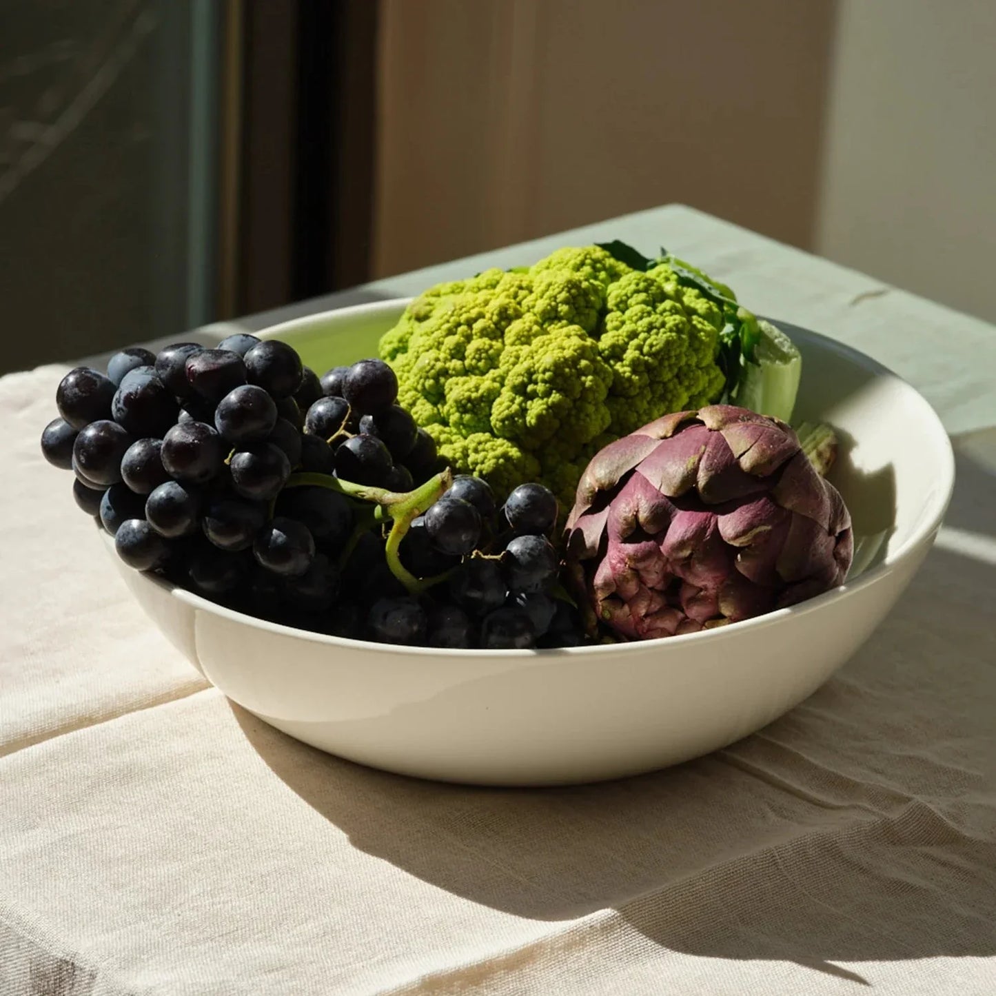 Slanted Serving Bowl - White MODERNN STUDIO