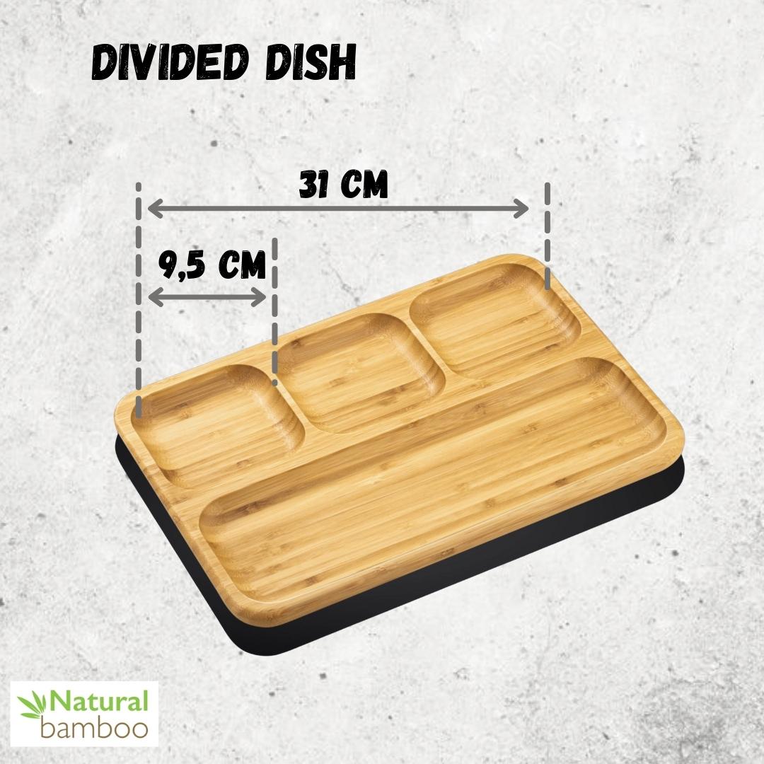 Bamboo Divided Dish MODERNN STUDIO
