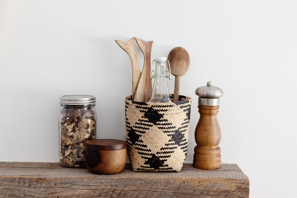 Handmade Woven Basket Organizer MODERNN STUDIO