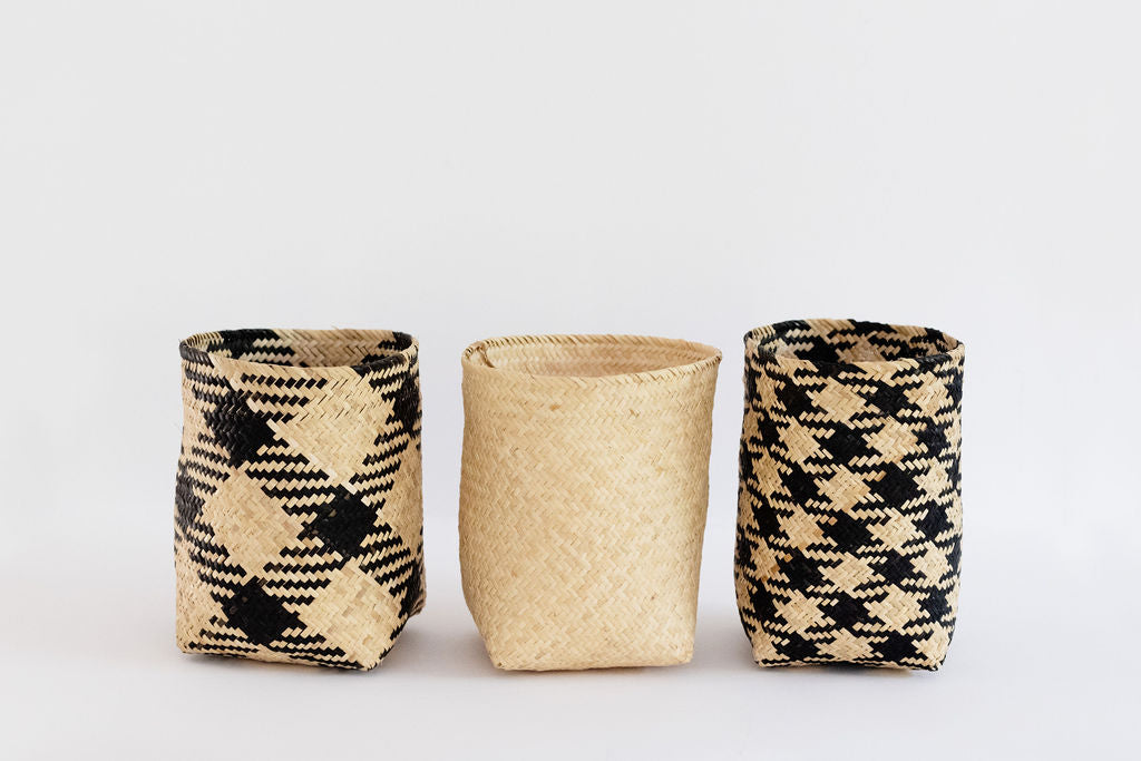 Handmade Woven Basket Organizer MODERNN STUDIO