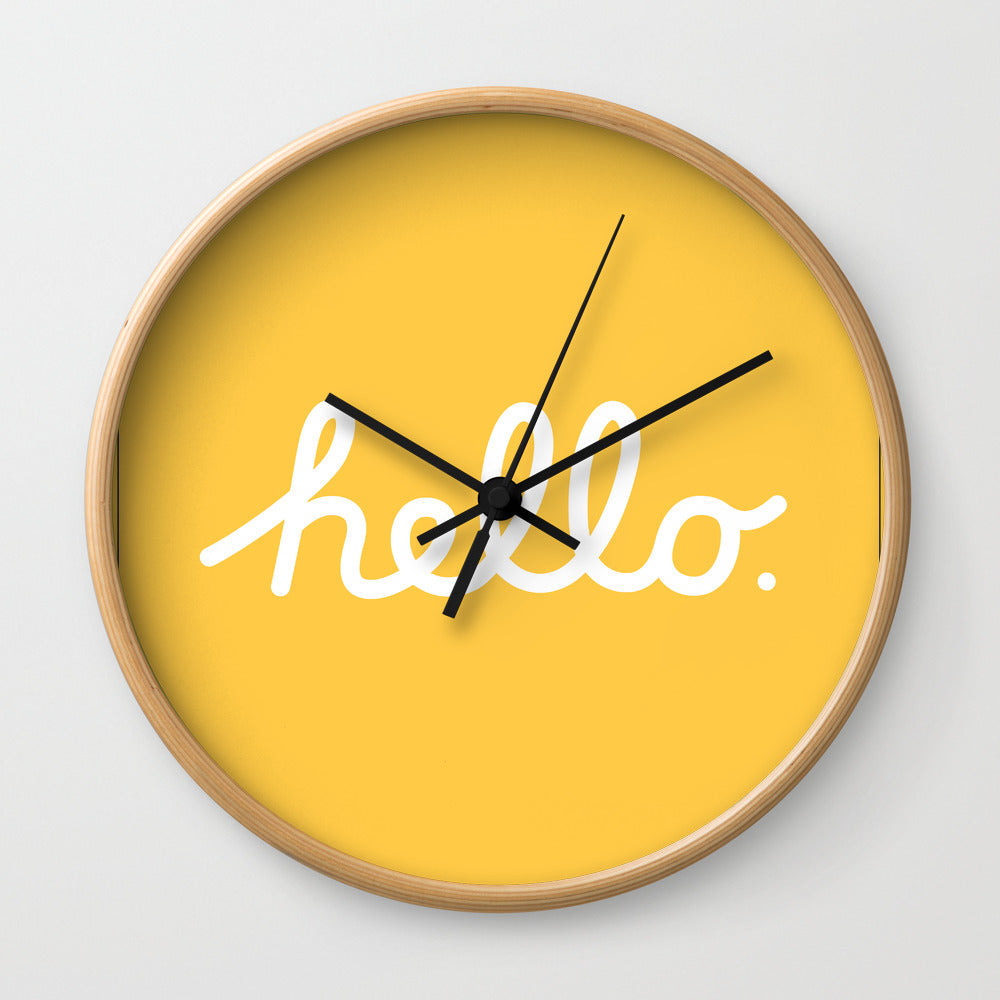 Hello: The Macintosh Office Wall Clock MODERNN STUDIO