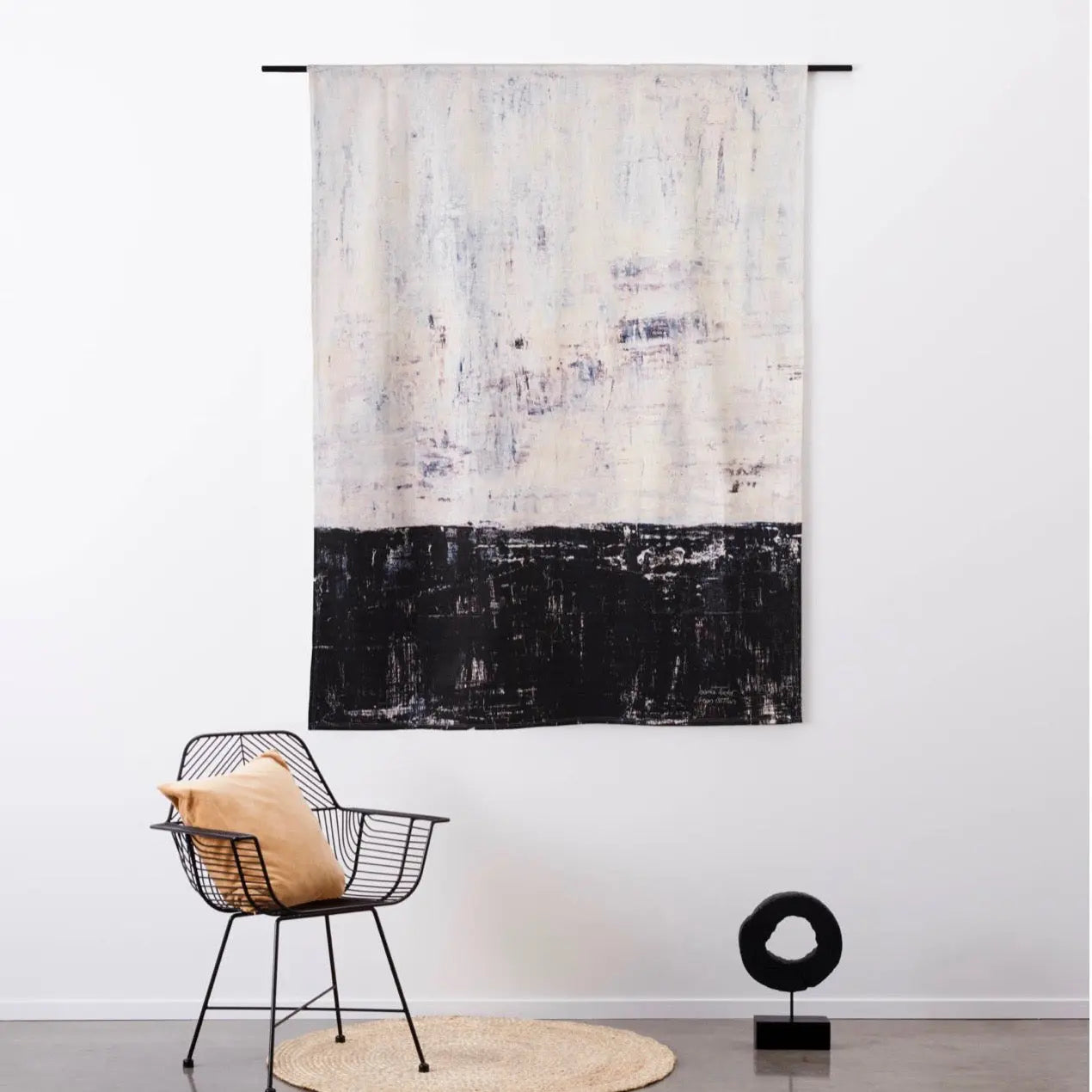 ORGANIC COTTON WALL HANGING TAPESTRY MODERNN STUDIO
