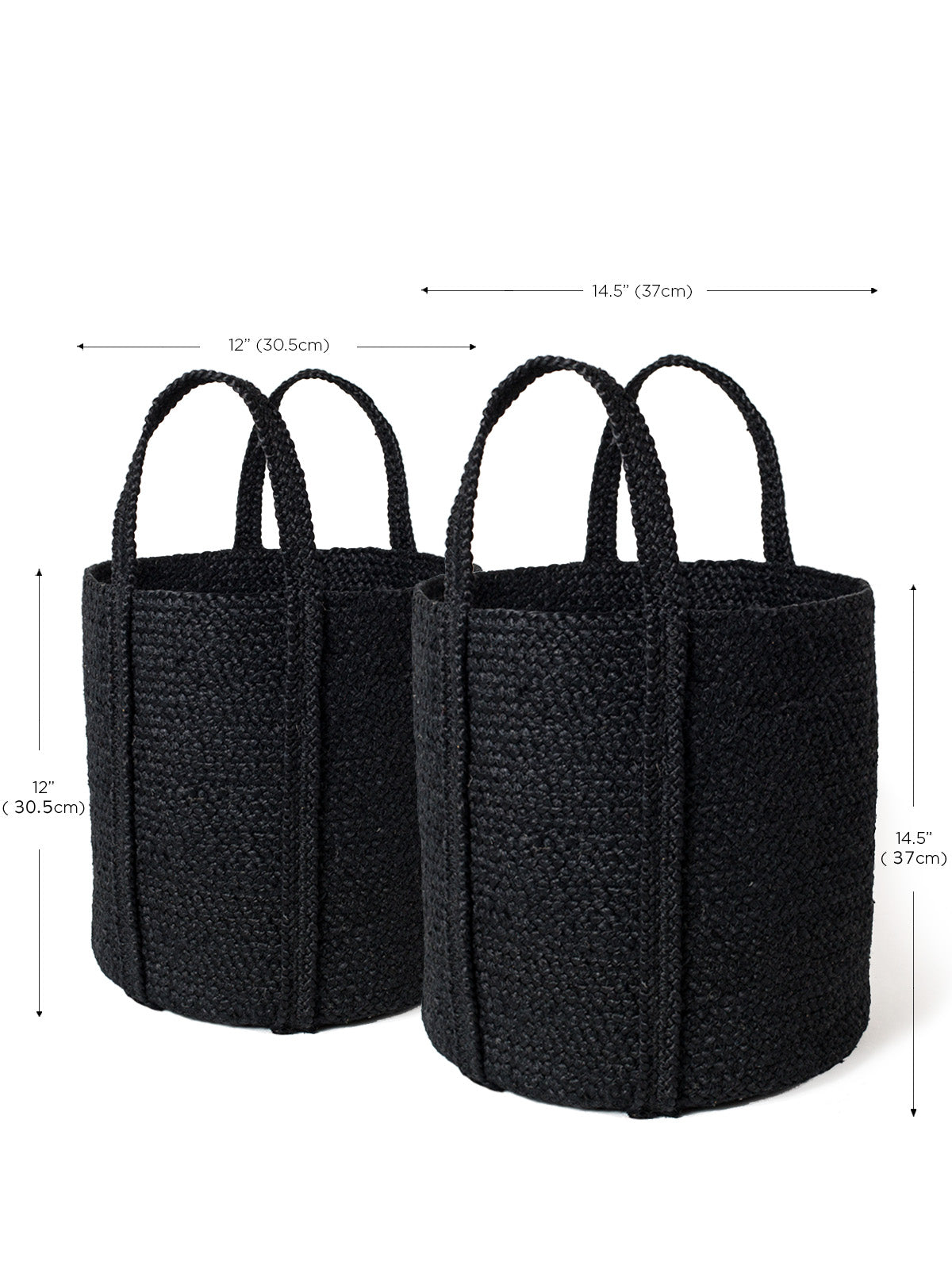 Kata Basket with handle - Black MODERNN STUDIO