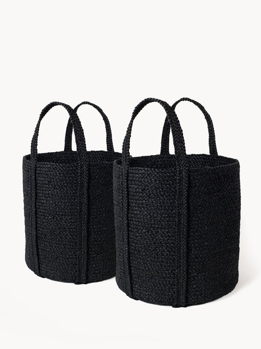 Kata Basket with handle - Black MODERNN STUDIO