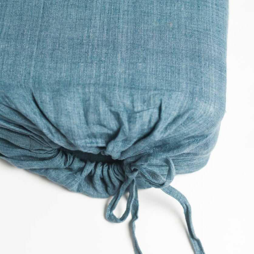Linen Duvet Cover Set - Denim Blue MODERNN STUDIO