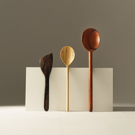 S/3 Handcarved Kitchen Utensils MODERNN STUDIO