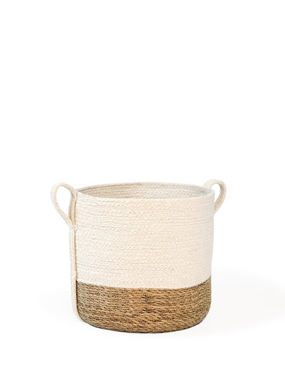 Savar Basket with Side Handle MODERNN STUDIO