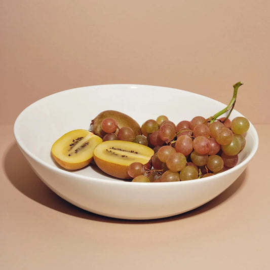 Slanted Serving Bowl - White MODERNN STUDIO