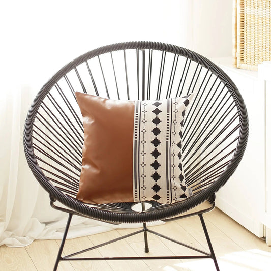 Boho Handcrafted Decorative Single Throw Pillow Cover MODERNN STUDIO