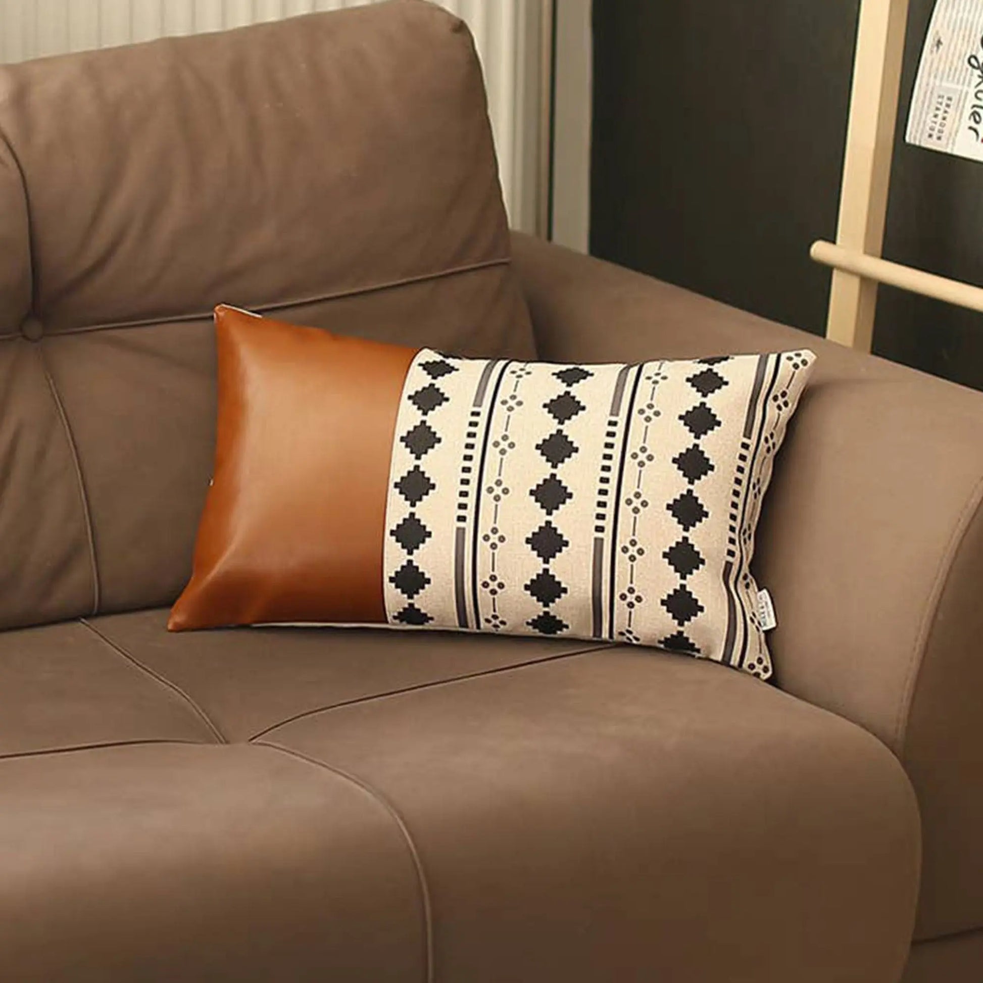 Boho Handcrafted Decorative Single Throw Pillow Cover MODERNN STUDIO