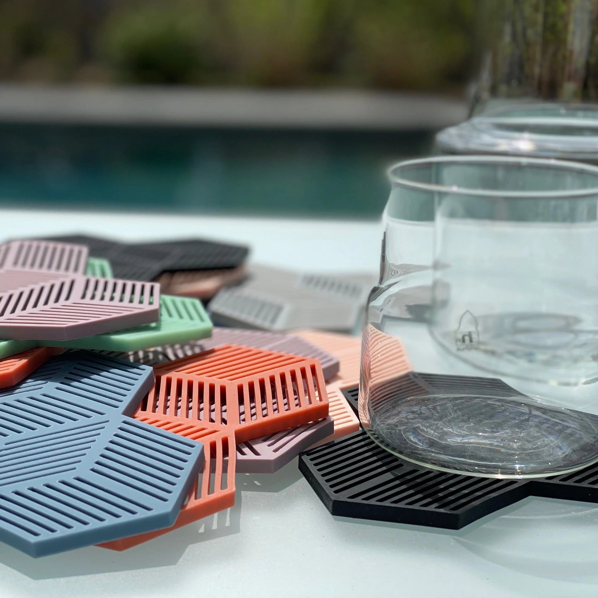 Coasters & Triver - set of 4 MODERNN STUDIO