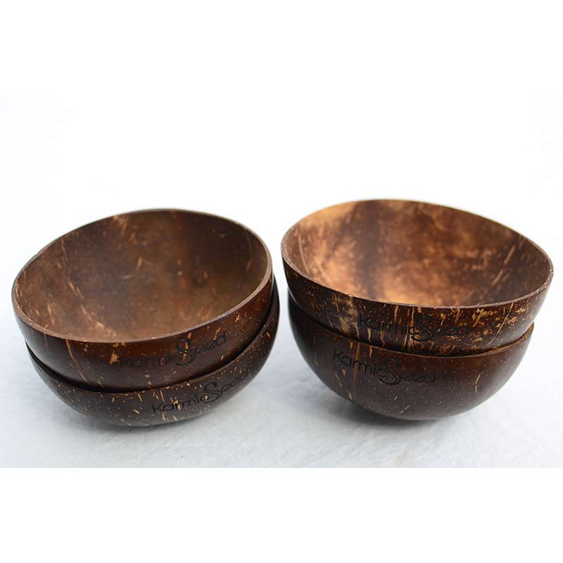 Handmade Coconut Bowls (Set of 4) MODERNN STUDIO
