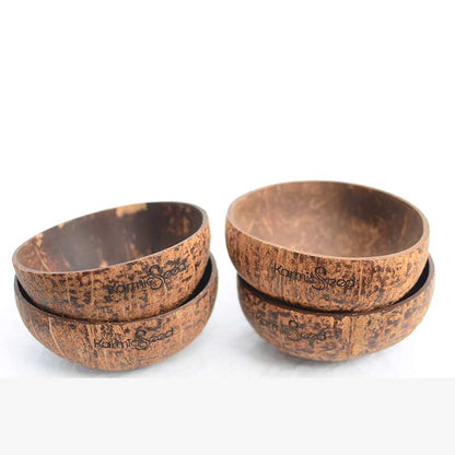 Handmade Coconut Bowls (Set of 4) MODERNN STUDIO