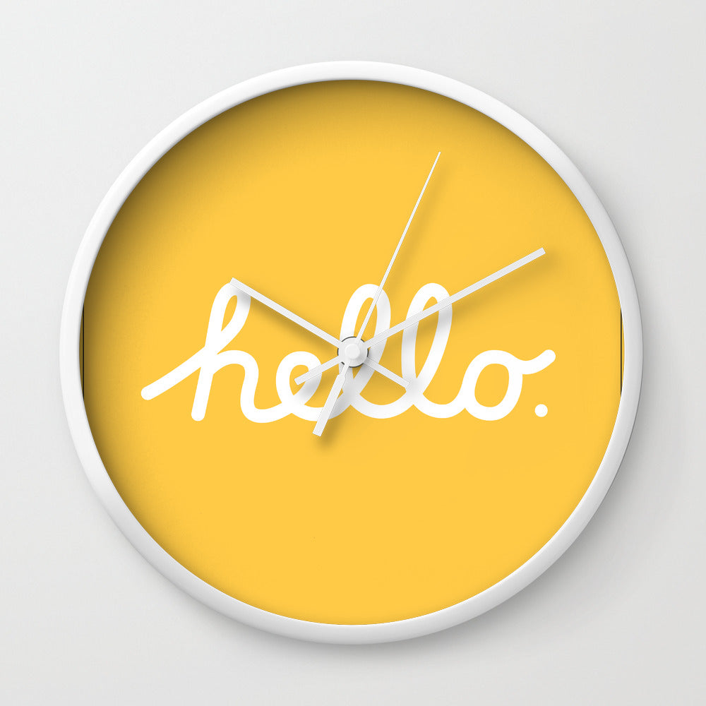 Hello: The Macintosh Office Wall Clock MODERNN STUDIO