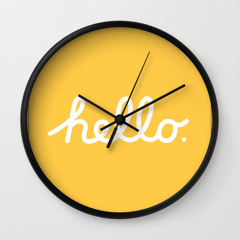 Hello: The Macintosh Office Wall Clock MODERNN STUDIO