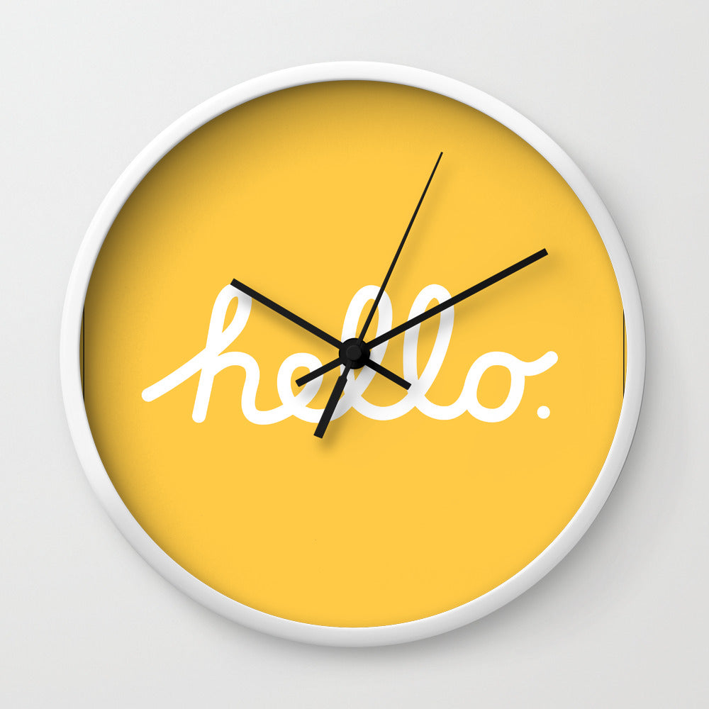 Hello: The Macintosh Office Wall Clock MODERNN STUDIO