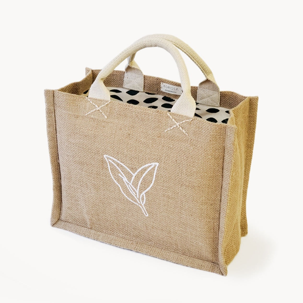 Jute Canvas Gift Bag - Nature MODERNN STUDIO