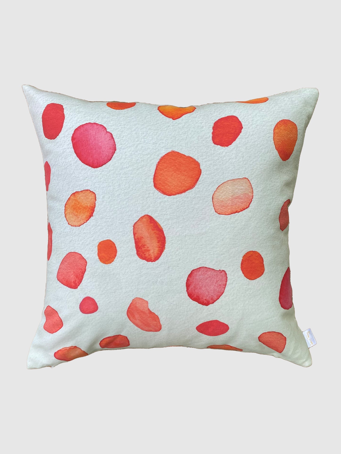 Throw Pillow: Rose Petals on Ecru MODERNN STUDIO